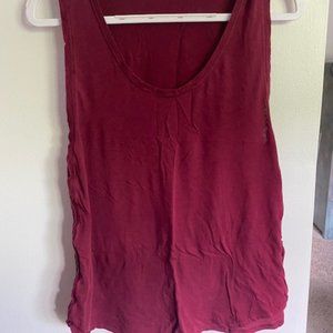 Lululemon Scoop Neck Tank Maroon / Red Size 8